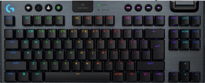 Klawiatura bezprzewodowa Logitech G915 TKL X Lightspeed Switch-Tactile Wireless/Bluetooth/USB Black (920-012721)