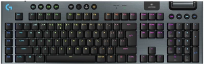 Клавіатура бездротова Logitech G915 X Lightspeed Switch-Clicky Wireless/Bluetooth/USB Black (920-012709)
