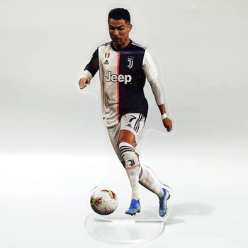 Акриловая фигурка футболиста - Криштиану Роналду - Ювентус (Cristiano Ronaldo) Подарок футболисту - 15 см
