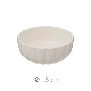 Miska Secret de Gourmet Romy porcelanowa biała 15 cm (3560232666599)