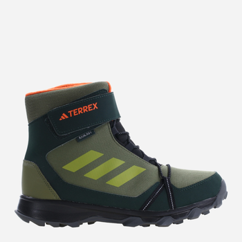 Підліткові зимові черевики для хлопчика adidas Terrex Snow CF R.RD IF7496 37.5 Оливкові (4066757056376)