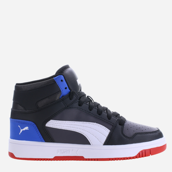 Підліткові демісезонні черевики для хлопчика Puma Rebound Layup SL Jr 370486-24 35.5 Чорні (4099683244500)