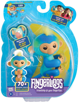 Figurka interaktywna Cobi Fingerlings Małpka niebieska Leo (5902251500085)