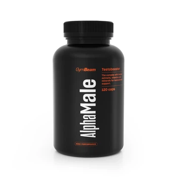 Стимулятор тестостерону GymBeam AlphaMale 120 капсул