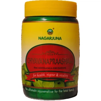 Натуральная добавка чаванпраш Nagarjuna Chyavanprash нагарджуна чаванпраш 500 г для иммунитета (00049)