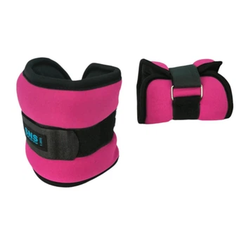 Утяжелители на руки и ноги спортивные 1 кг х 2 шт. Pink/Black 20617116