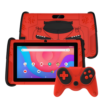 Планшет PRITOM K7 PRO Android 12, 64 ГБ, Wi-Fi для дітей + геймпад Red