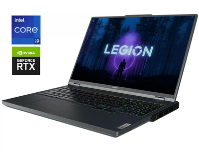 Игровой ноутбук Lenovo Legion Pro 7 16IRX8H / 16" (2560x1600) IPS / Intel Core i9-13900HX (24 (32) ядра по 3.9 - 5.4 GHz) / 16 GB DDR5 / 512 GB SSD / nVidia GeForce RTX 4090, 16 GB GDDR6, 256-bit / WebCam б/у