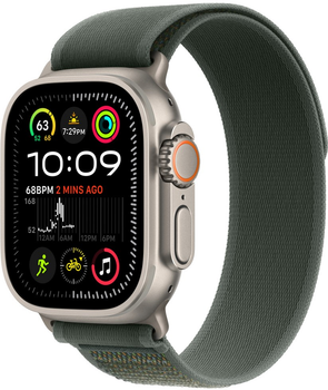 Pasek Apple Trail Loop do Apple Watch 49mm S/M Green (MXTN3)