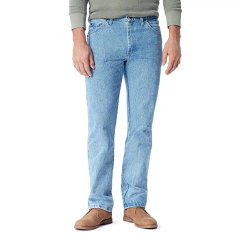 Джинсы мужские Wrangler Authentics - Light Stonewash W33 L34 Голубой (ZM100LS)