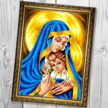 Схема для вишивки бісером Biser-Art Мадонна з немовлям (БА-600в)