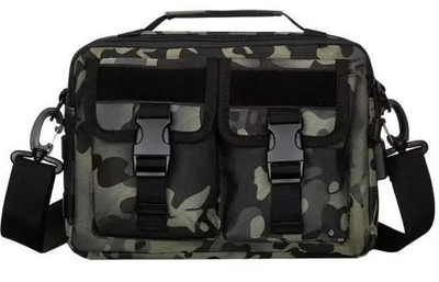 Тактична дорожня для документів та планшета Solve з USB Dark Camo CP KT6007030