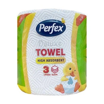 Бумажные полотенца Perfex Deluxe трехслойные 1 рулон