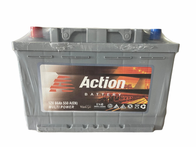 Аккумулятор автомобильный Action Battery 66Ач (L+) 12V/550AEN