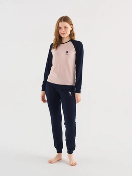 Пижама (свитшот + штаны) женская U.S. Polo Assn 16817 XL Navy (8680557381023)