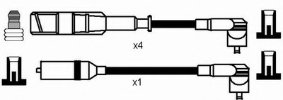 Комплект проводов зажигания NGK (0515)