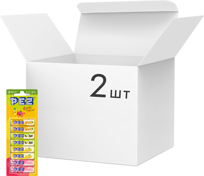 Упаковка цукерок PEZ Екзотік 2 шт х 68 г (5997255708322)