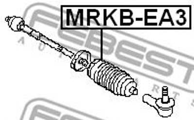 Пильовик рульової рейки Febest (MRKBEA3)