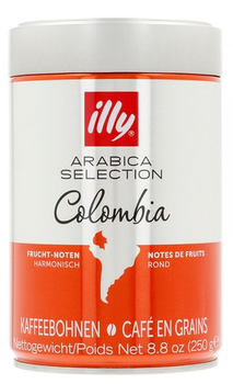 Кава в зернах Illy Arabica Selection Colombia в металевій банці 250 г (8003753104904)