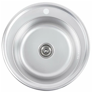 Кухонна мийка з нержавіючої сталі PLATINUM 510 Декор (0,6/170 мм)