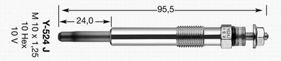 Свеча накаливания D POWER NGK (4520)