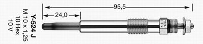 Свеча накаливания D POWER NGK (4520)