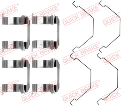 Монтажний компл.,гальм.колодки Quick Brake (1091158)