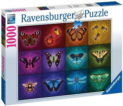 Puzzle Ravensburger Piękne skrzydlate owady 70 x 50 cm 1000 elementów (4005555005544)