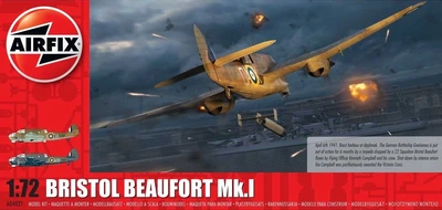 Збірна модель 1/72 літак Bristol Beaufort Mk.I Airfix A04021