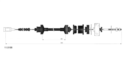 Трос сцепления Adriauto (110198)