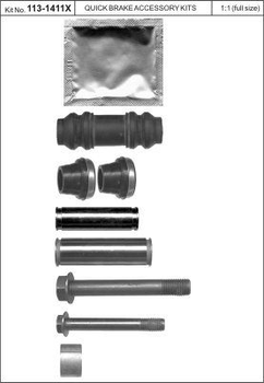 Ремкомплект супорта Quick Brake (1131411X)