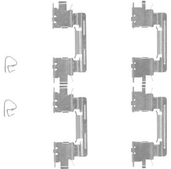 Монтажный компл.,тормоз.колодки Quick Brake (1091613)