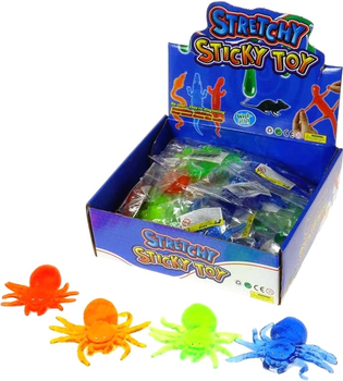 Фігурка Adar Stretchy Sticky Toy Павук 11 см 30 шт (5901271571662)