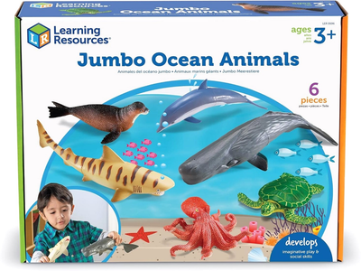 Zestaw figurek Learning Resources Zwierzęta oceanu 6 szt (0765023069600)