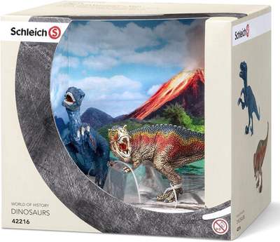 Набір фігурок Schleich Тірекс та Велоцираптор 2 шт (4005086422162)