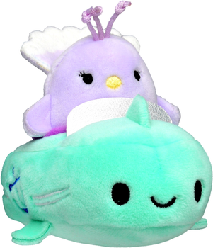 М'яка іграшка Kellytoys Squishmallows Squishville Міні звірятко Еліна з транспортним 5 см (0191726411499)