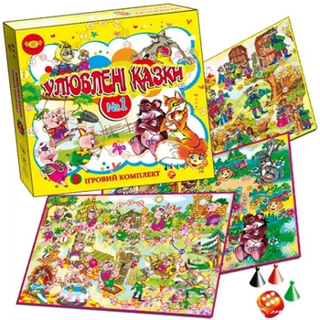 Настольная игра бродилка Мастер MKB0153 B Любимые сказки (MKB0153-RT)
