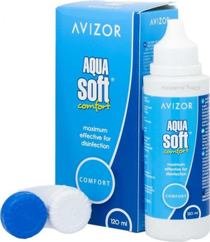 Розчин для контактних лінз багатофункціональний Avizor Aqua Soft Comfort 120 мл