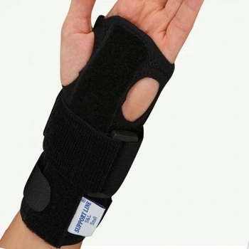Бандаж фиксатор на запястья с металической пластиной Orthopoint REF-19 для левой и правой руки, Размер S/M 4567518