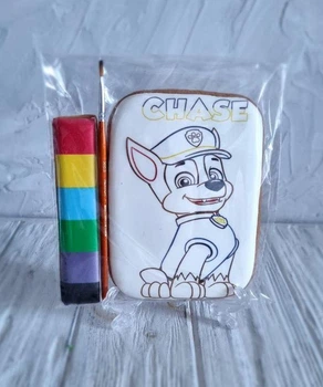 Пряничні розмальовки щенячий патруль