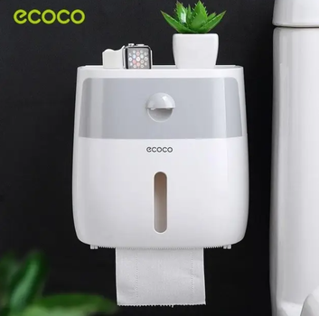 Органайзер тримач для туалетного паперу ECOCO Grey