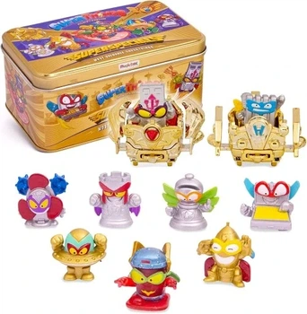 Magic Box Super Things Golden Can Set Zings золота банка 9 фігурками серія 5 Magicbox Pst5v32tin00.
