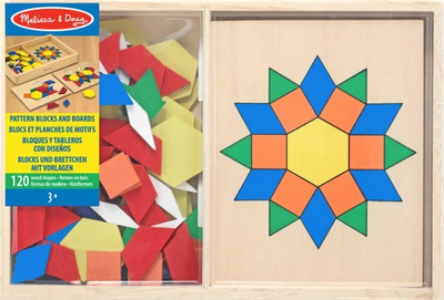 Układanka drewniana geometryczna Melissa & Doug 10029 (000772900294)