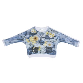 Свитшот для девочки Chicco 090.69178.033 110 см Синий