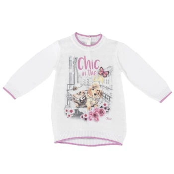 Платье для девочки Chicco 090.93666.033 86 см Белый