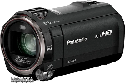 Видеокамера Panasonic HC-V760 Black (HC-V760EE-K) Официальная гарантия!