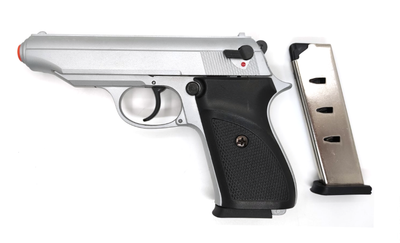Стартовый пистолет с магазином SUR 2608 matte chrome