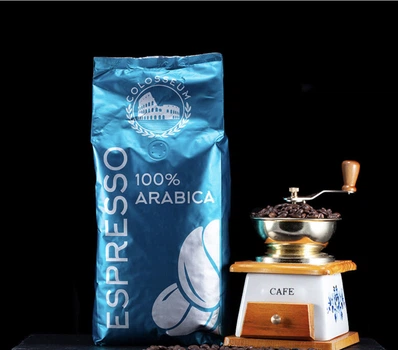Кава в зернах Colosseo espresso 100% arabica colosseum арабіка 1кг