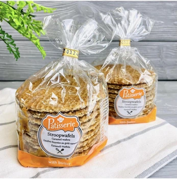 Голландські вафлі солодкі Patisserie Stroopwafels Caramel карамель 10шт 400г