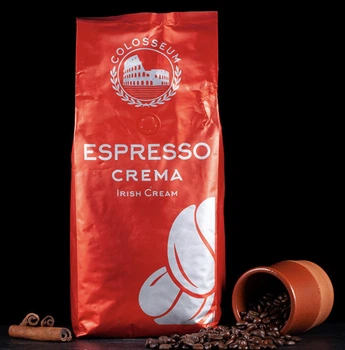 Кава в зернах Colosseo espresso crema irish cream colosseum ірландські вершки 1кг